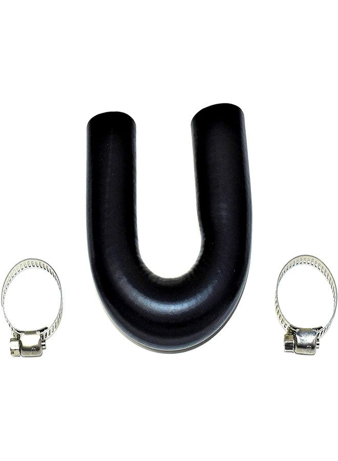 A-Team Performance LS Heater Core Bypass Hose - Black Silicone, 5/8in & 3/4in Hose Clamps - Water Pump Crossover & Heater Delete - Compatible with Chevrolet, GM & Pontiac LS/LSX Engines - Image 3